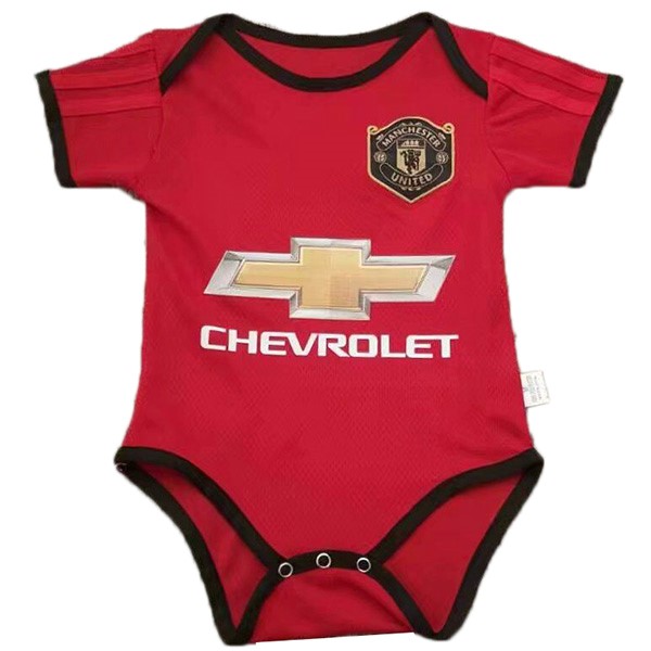 Camiseta Manchester United Replica Primera Ropa Onesies Niño 2019/20 Rojo